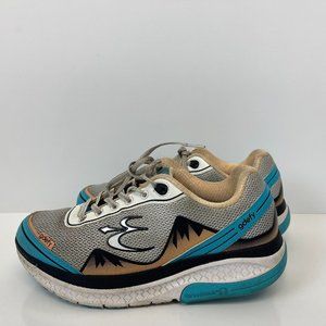 Gravity Defyer Mighty Walking Shoes Turquoise Orange White Womens Size 11